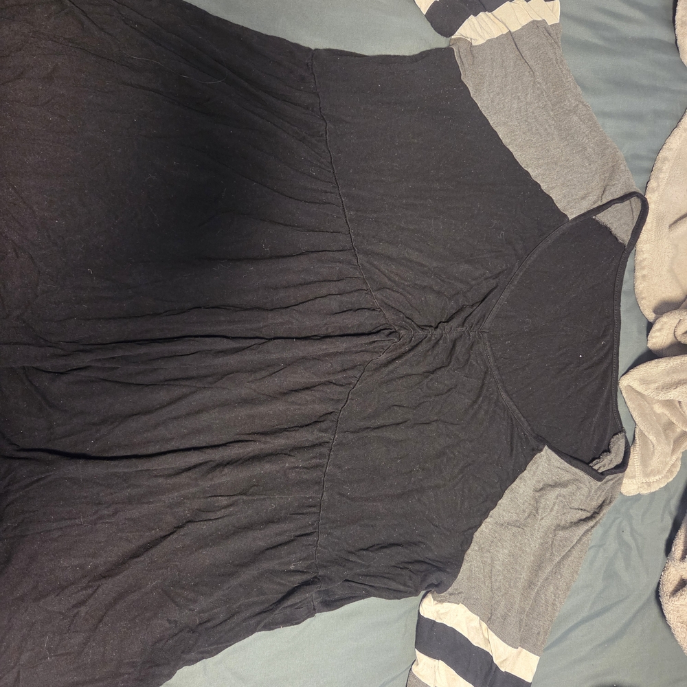 Torrid Black and Gray Women's Top